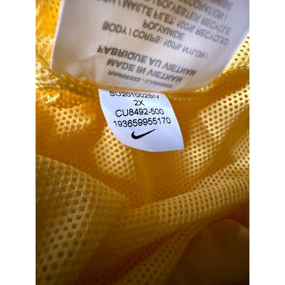 Nike Windbreaker Jacket Multicolor Hoodie Womens 2XL Full Zip - Picture 4 of 6